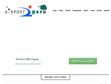 Tablet Screenshot of airport2park.org